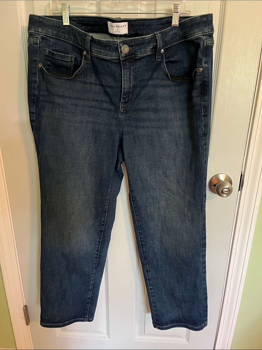 Lane Bryant Dark Indigo Cropped Ankle Jeans